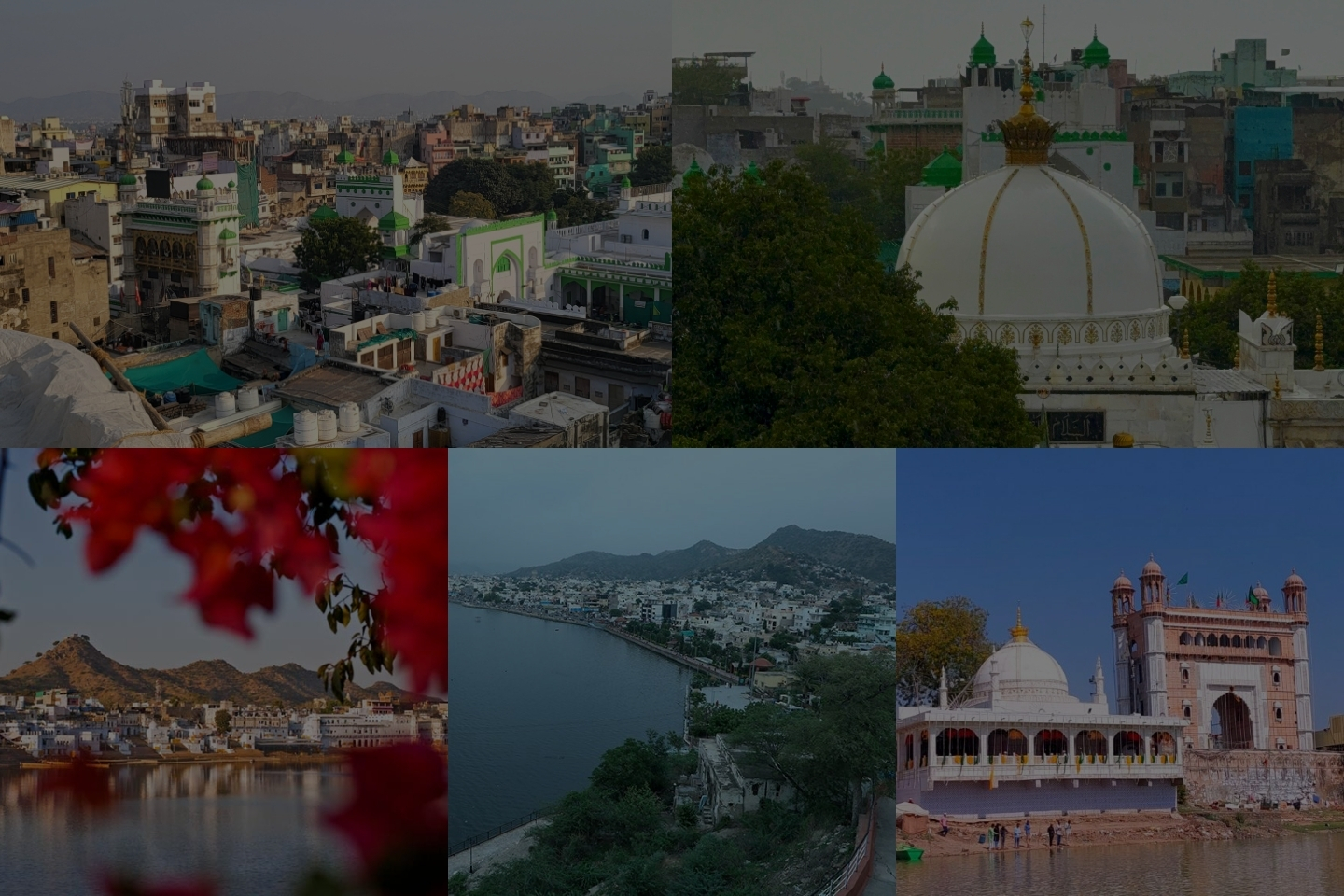 Nært bilde av borddekking til festmiddag på Hotel Madni Royale Ajmer Hotell, med hvit serviett brettet på tallerken, omgitt av glass og bestikk på en hvit duk.